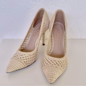 AREZZO Stitched Woven Heels